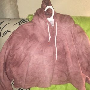 Cropped ty-dye Hoodie